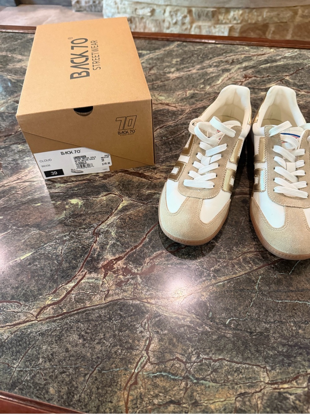 BACK 70 Women's Cloud/Beige Athletic Sneakers